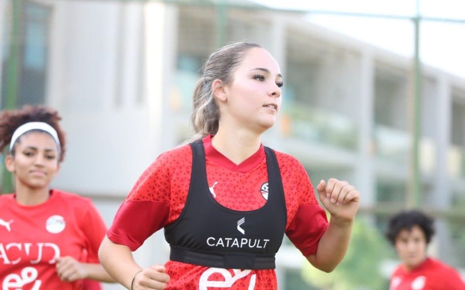 تدريب منتخب مصر للكرة النسائية (1)