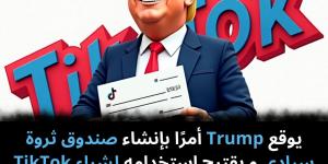 يوقع
Trump
أمرًا
بإنشاء
صندوق
ثروة
سيادي
و
يقترح
استخدامه
لشراء
TikTok