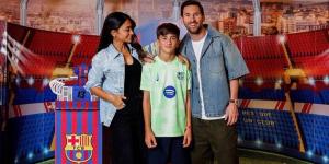 ميسي يظهر حبه لبرشلونة في عيد ميلاد ابنه تياغو