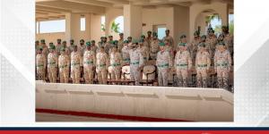 سمو الشيخ ناصر بن حمد آل خليفة يحضر طابور القائد للحرس الملكي