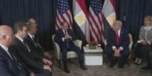 الرئيس السيسى: يسعدنا التواجد فى مجلس السلام بقيادة ترامب