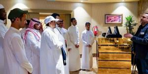 واجهة أم القرى الثقافية تستقبل وفد مركز الأمير محمد بن سلمان العالمي للخط العربي