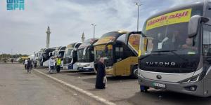 مدينة الحجاج بخيبر تواصل استقبال ضيوف الرحمن القادمين برا