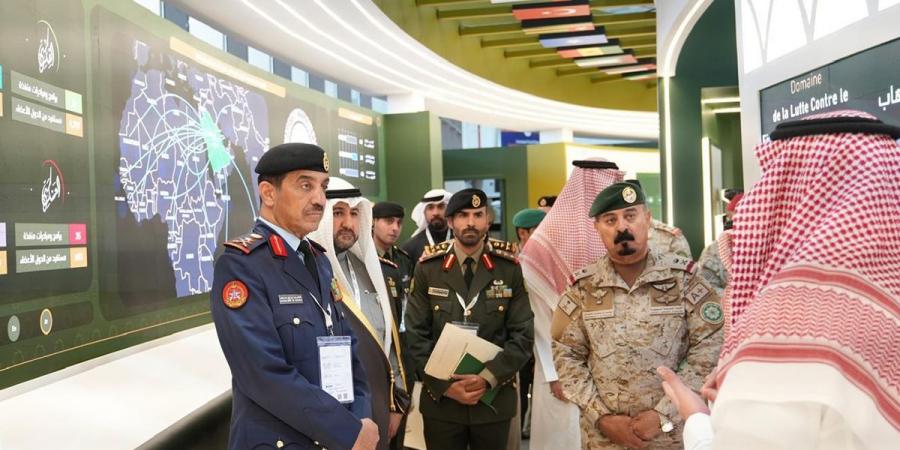 الشريعان حضر معرض الدفاع العالمي بالسعودية